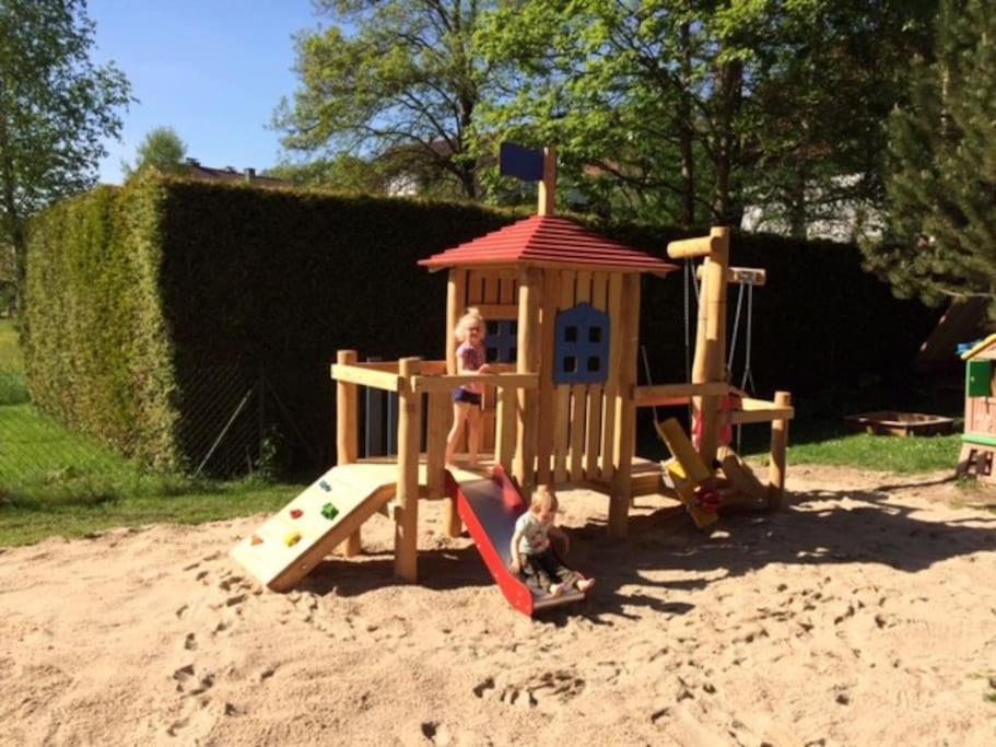 Ferienwohnung Tiererlebnishof Obermuehle Biebergemund Luaran gambar