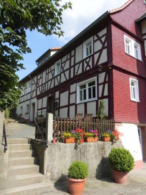 Ferienwohnung Tiererlebnishof Obermuehle Biebergemund Luaran gambar