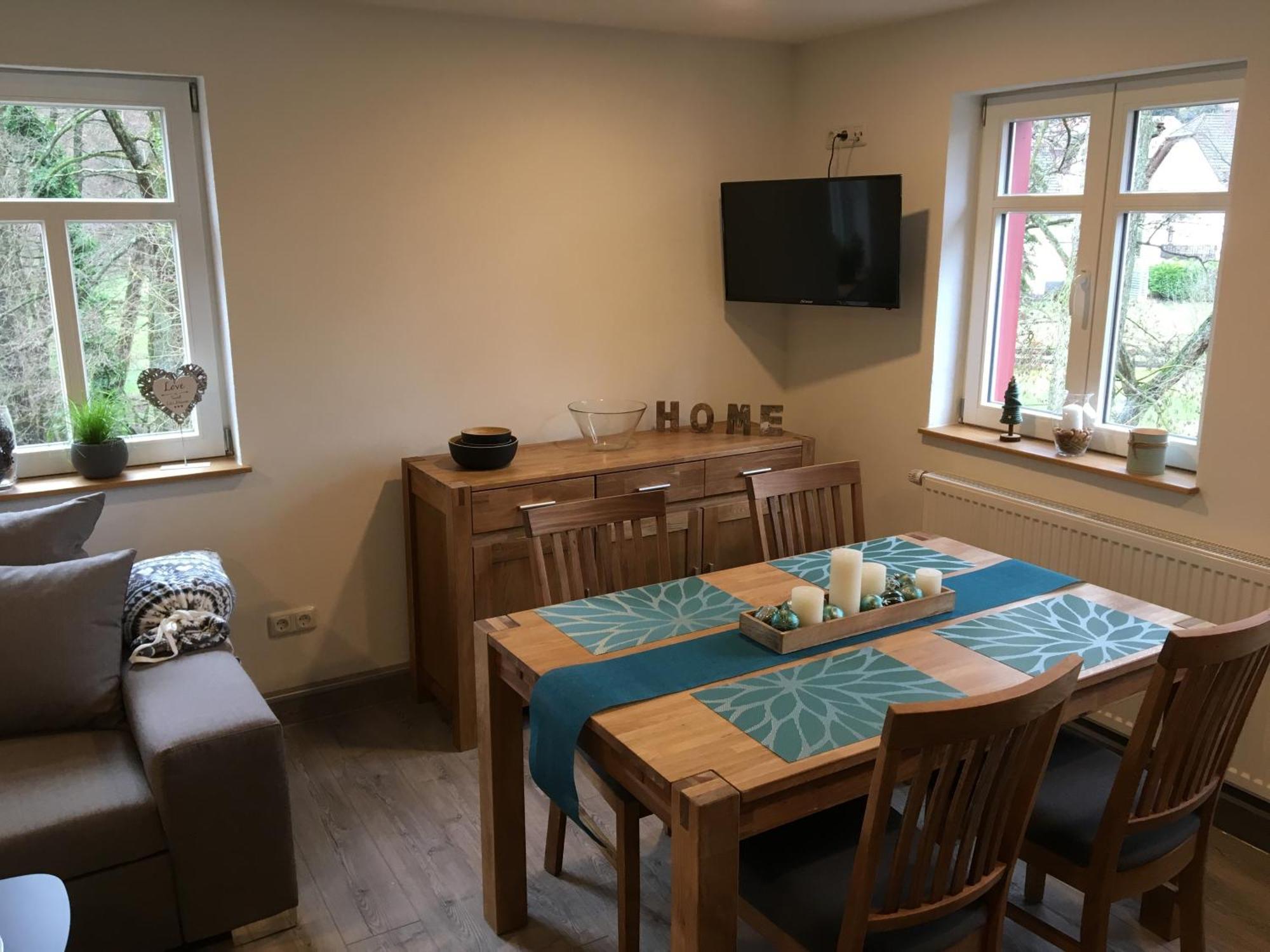 Ferienwohnung Tiererlebnishof Obermuehle Biebergemund Luaran gambar